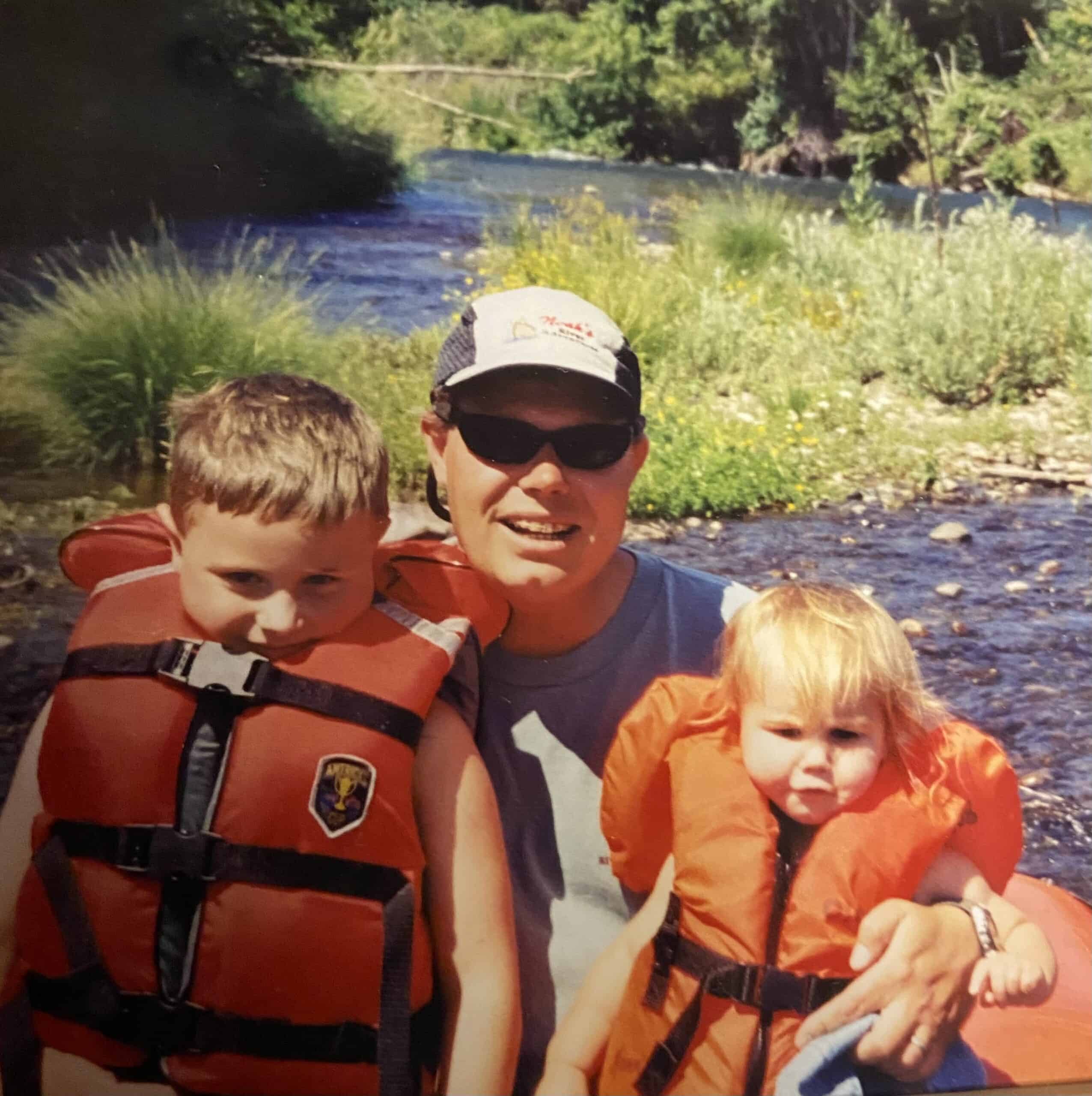 Family rafting adventure on the Rogue River
