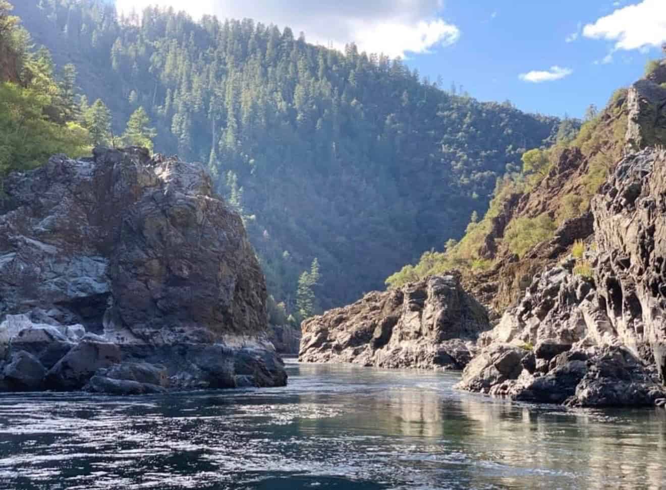 Rugged canyon walls along the Wild and Scenic Rogue River